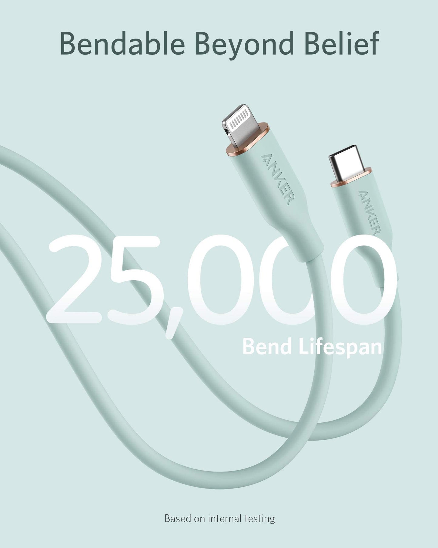 Anker <b>641</b> USB-C to Lightning Cable (Flow, Silicone) Anker