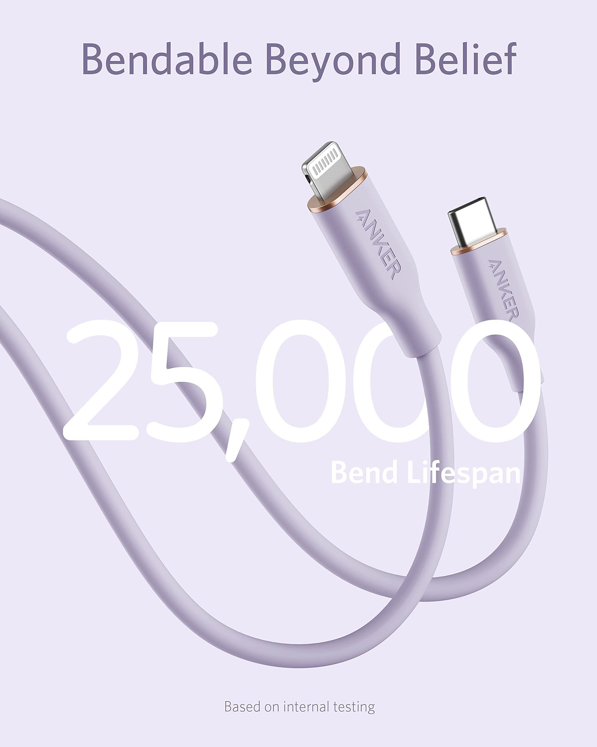 Anker <b>641</b> USB-C to Lightning Cable (Flow, Silicone) Anker