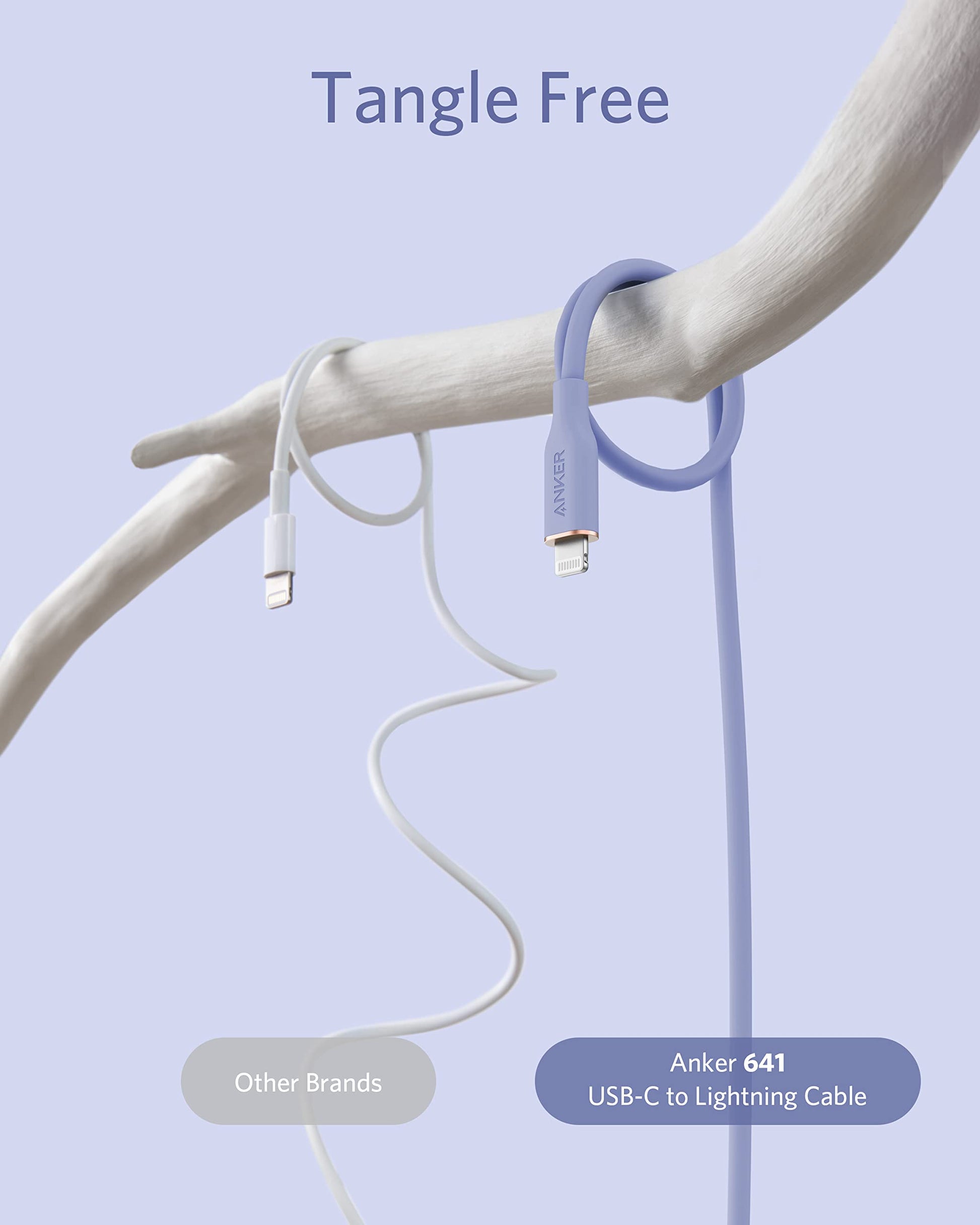 Anker <b>641</b> USB-C to Lightning Cable (Flow, Silicone) Anker