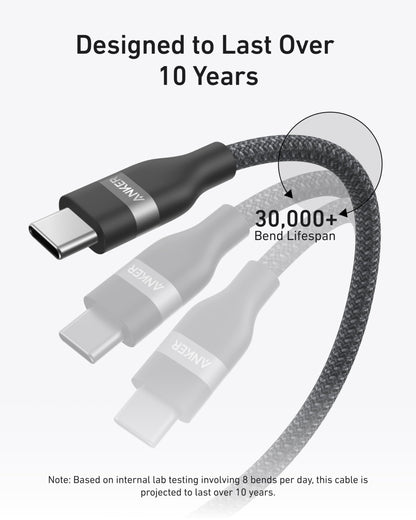 Anker Laptop Power Bank (25K, 165W, Built-In and Retractable Cables) Anker