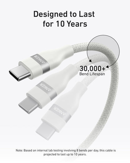 Anker Laptop Power Bank (25K, 165W, Built-In and Retractable Cables) Anker