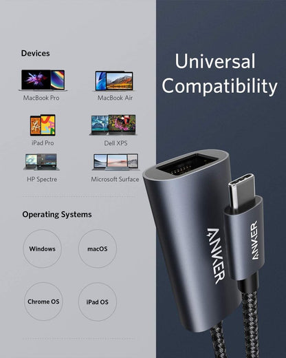 Anker <b>PowerExpand</b> USB-C to Gigabit Ethernet Adapter Anker