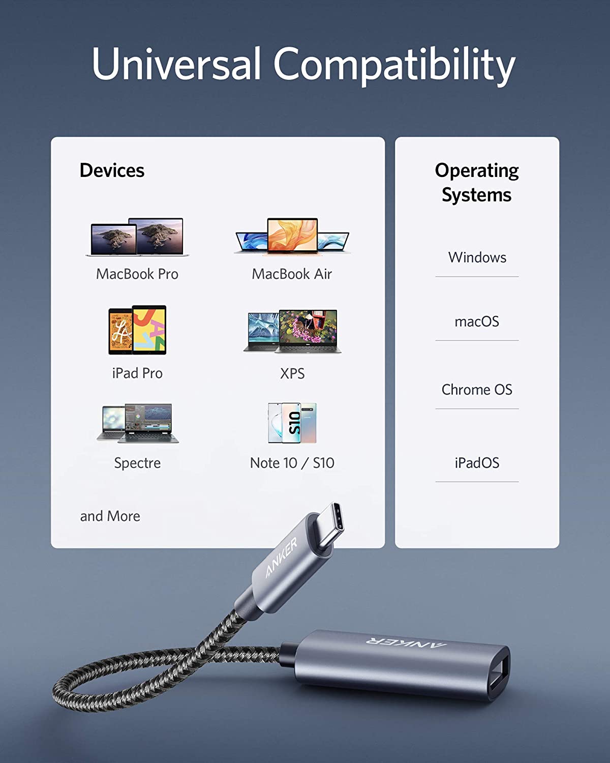 Anker <b>PowerExpand</b> USB-C to DisplayPort Adapter Anker