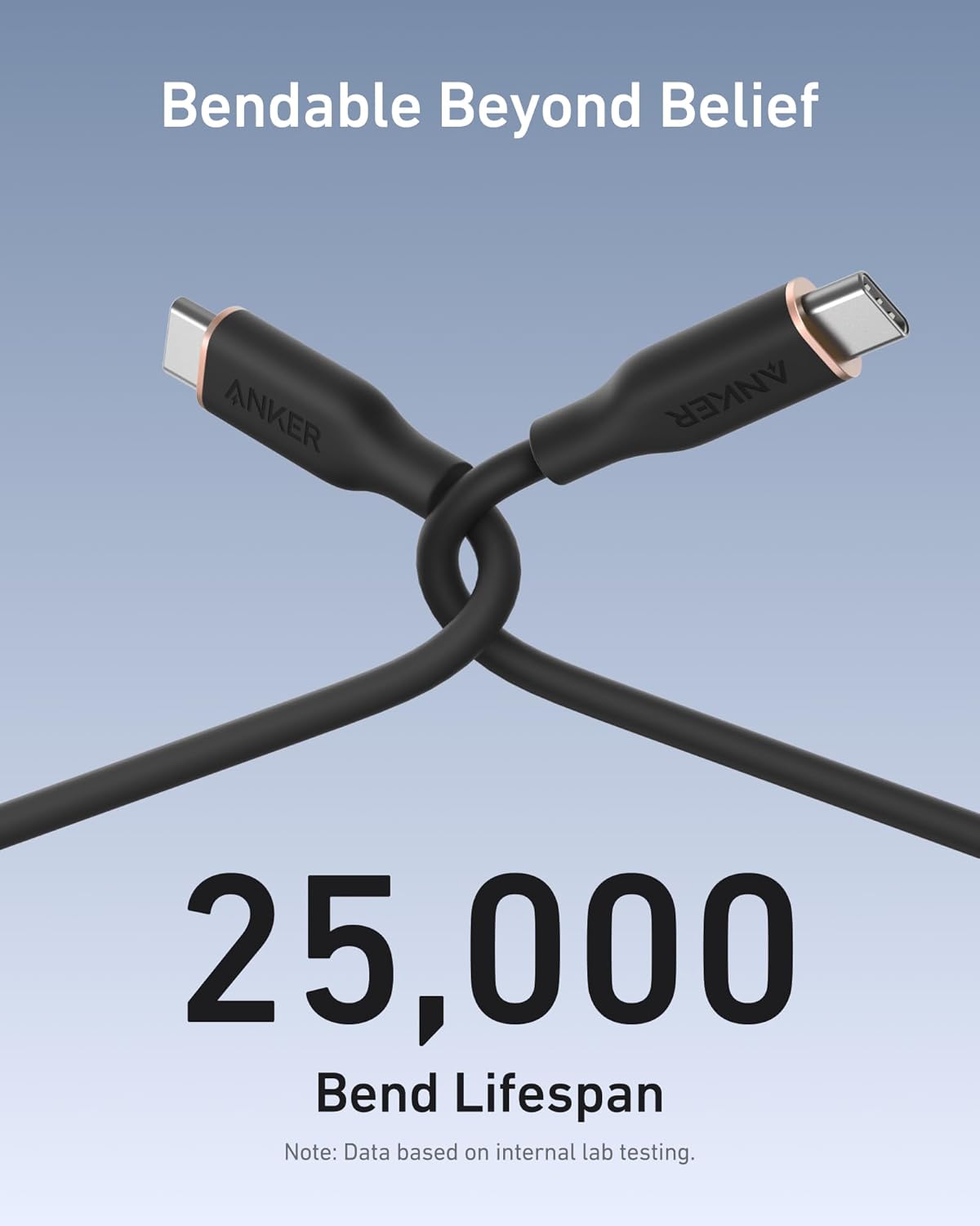 Anker <b>643</b> USB-C to USB-C Cable (Flow, Silicone) Anker