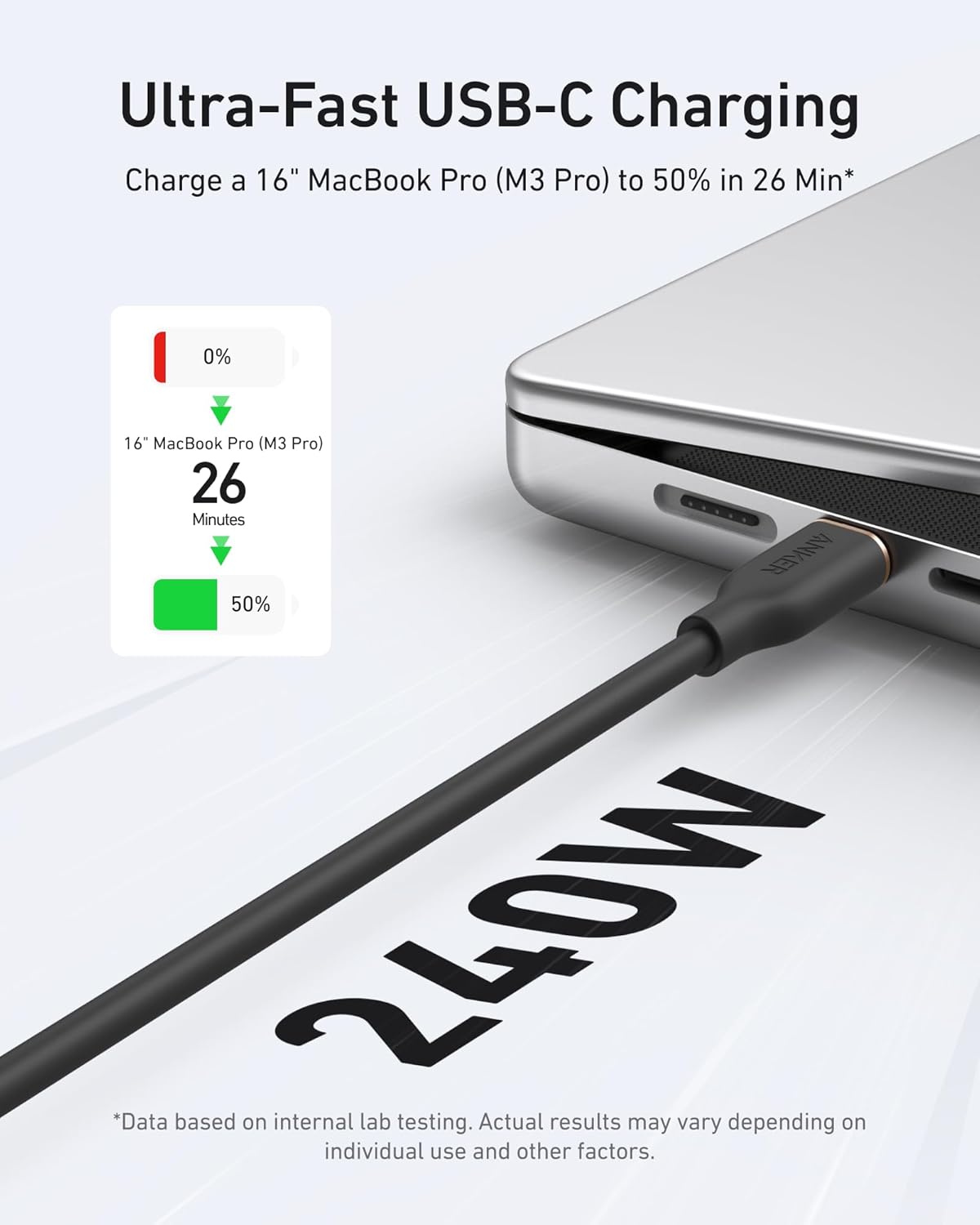 Anker <b>643</b> USB-C to USB-C Cable (Flow, Silicone) Anker