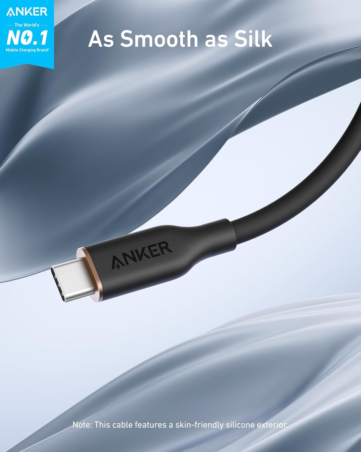 Anker <b>643</b> USB-C to USB-C Cable (Flow, Silicone) Anker
