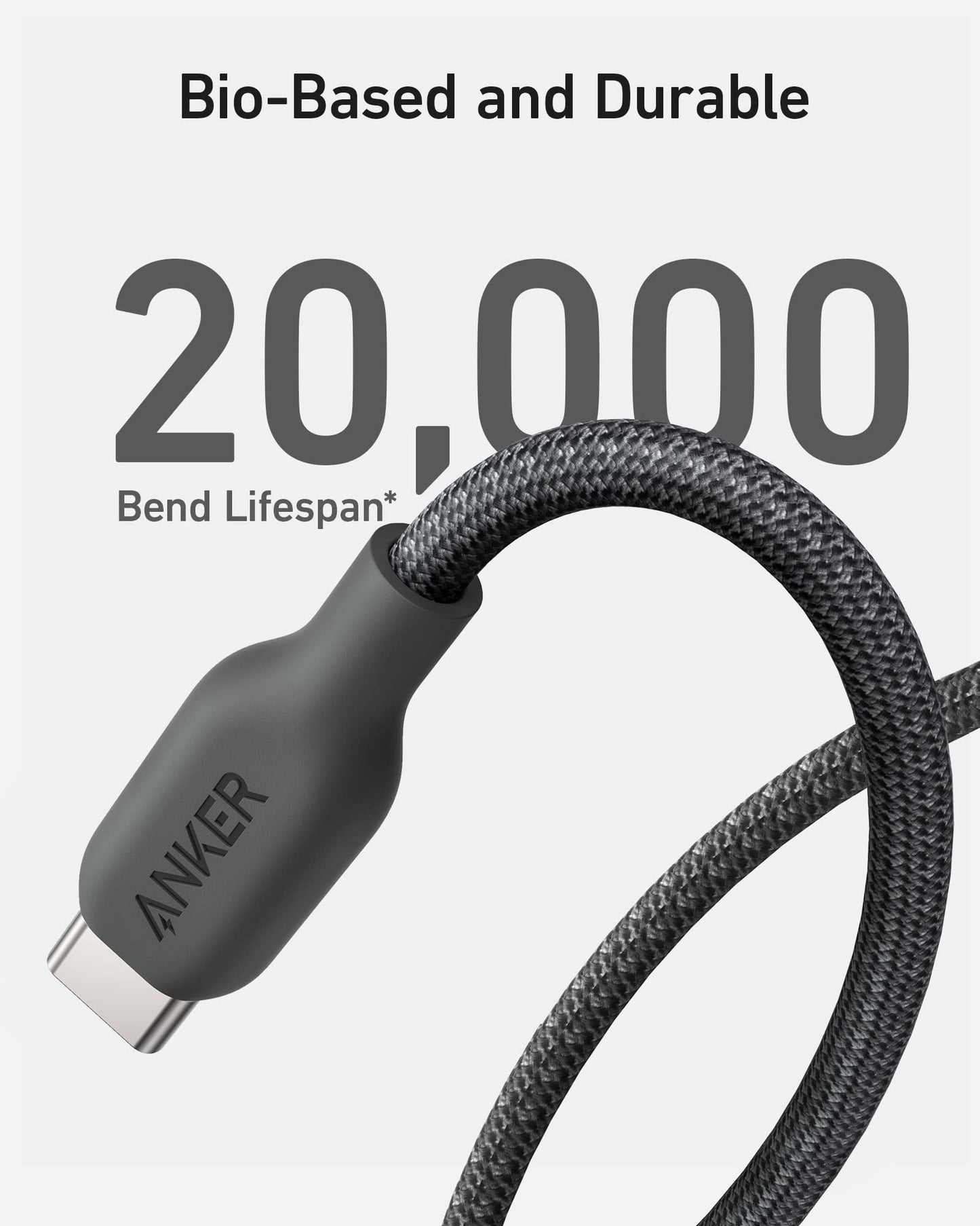 Anker <b>543</b> USB C to USB C Cable (240W, 10 ft) Anker