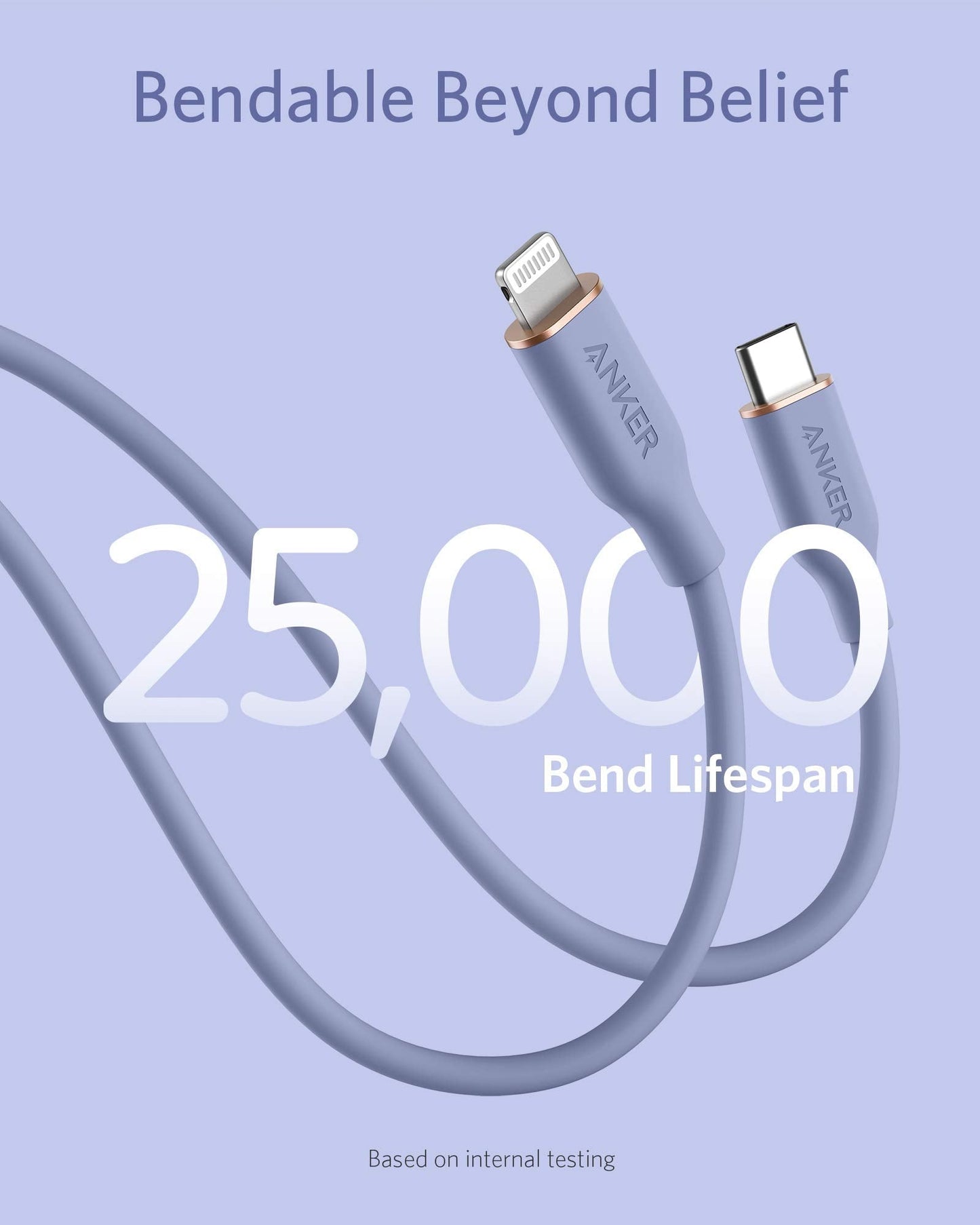 Anker <b>641</b> USB-C to Lightning Cable (Flow, Silicone) Anker