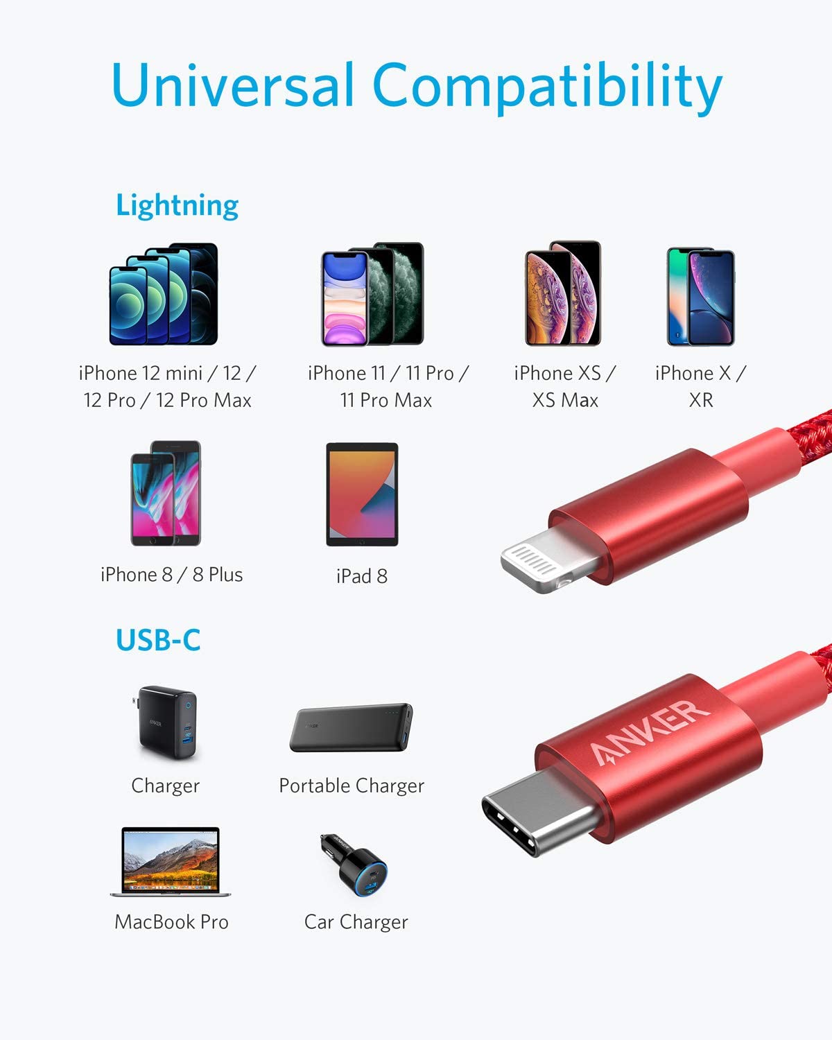 Anker <b>331</b> USB-C to Lightning Cable Anker