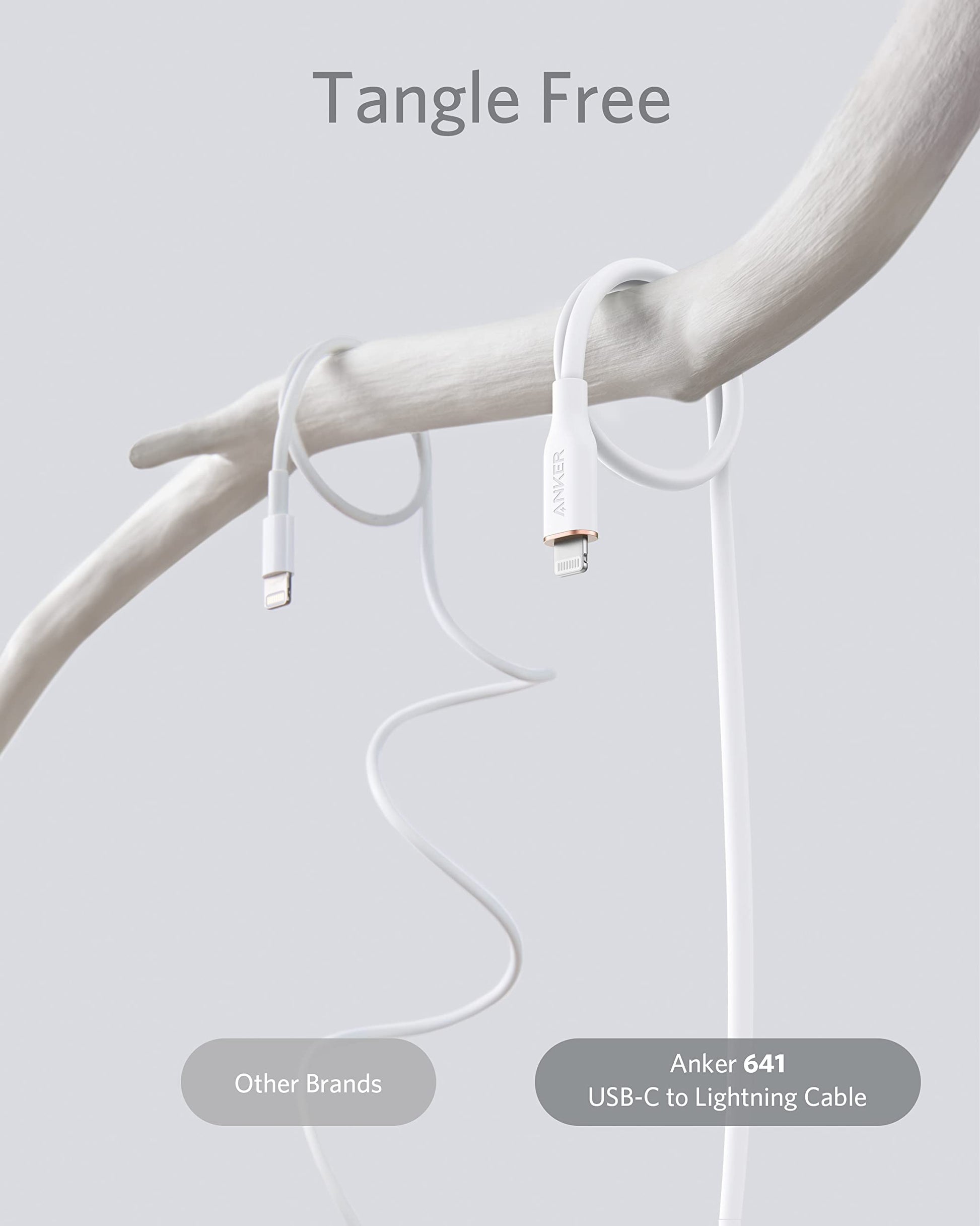 Anker <b>641</b> USB-C to Lightning Cable (Flow, Silicone) Anker