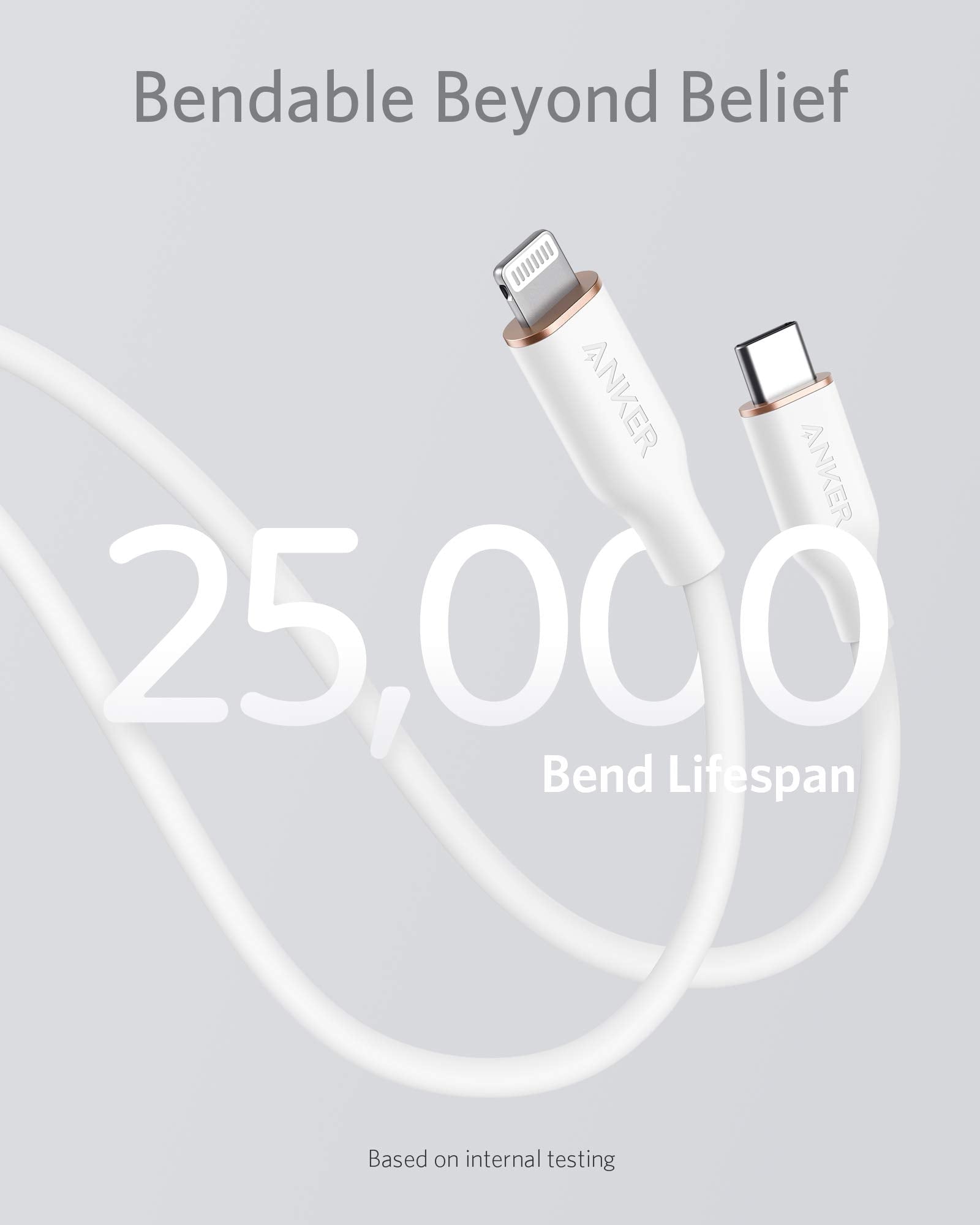 Anker <b>641</b> USB-C to Lightning Cable (Flow, Silicone) Anker