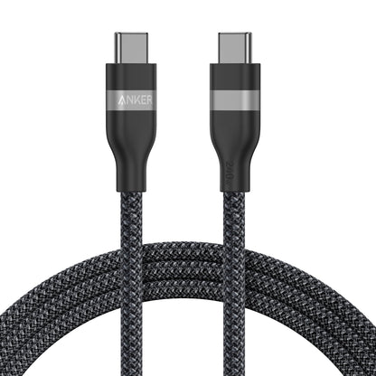 Anker USB-C to USB-C Cable (3 ft / 6 ft, 240W, Upcycled-Braided) Anker
