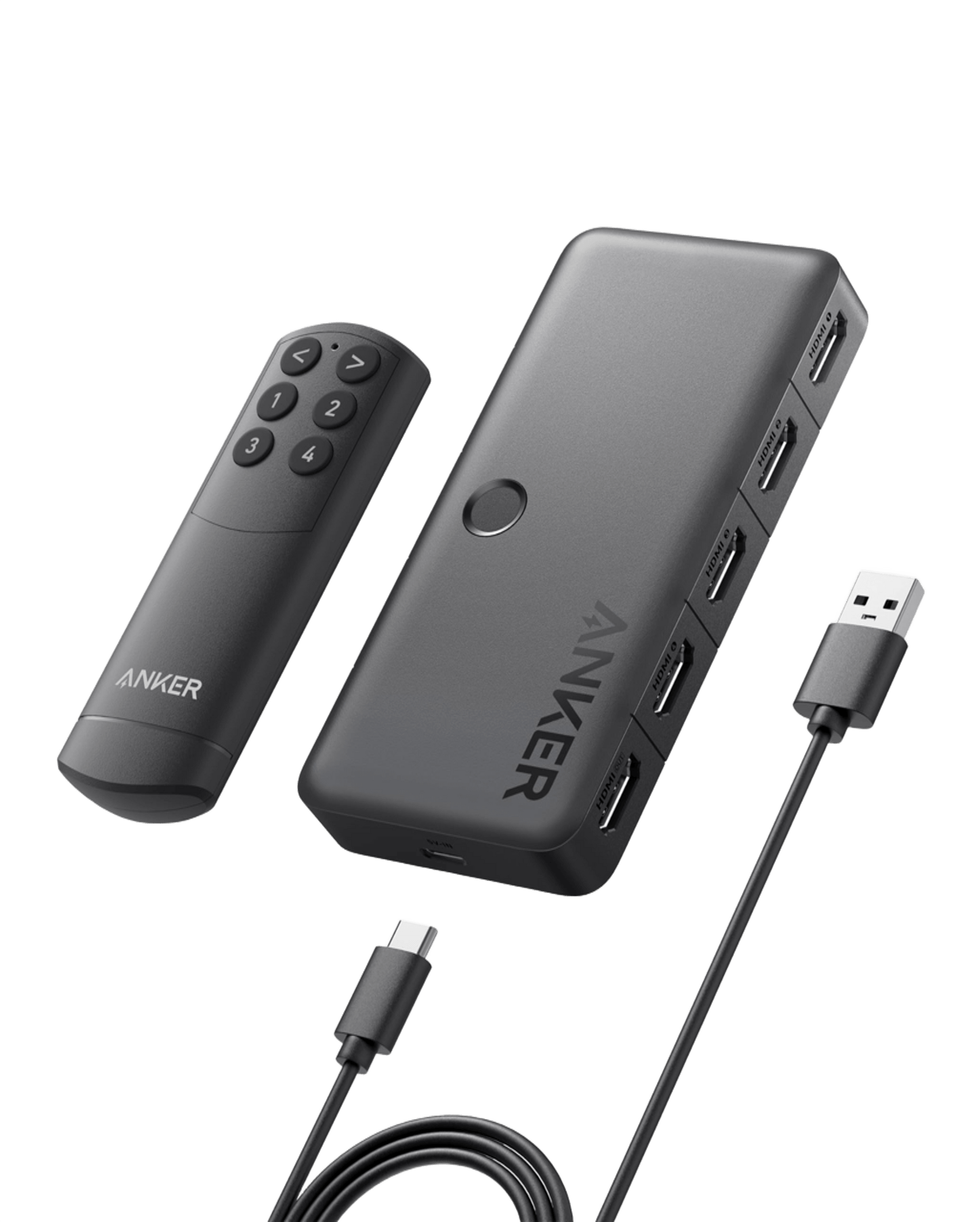 Anker HDMI Switch (4 in 1 Out, 4K HDMI) Anker