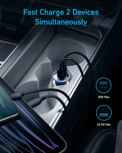 Anker <b>323</b> Car Charger (52.5W) Anker