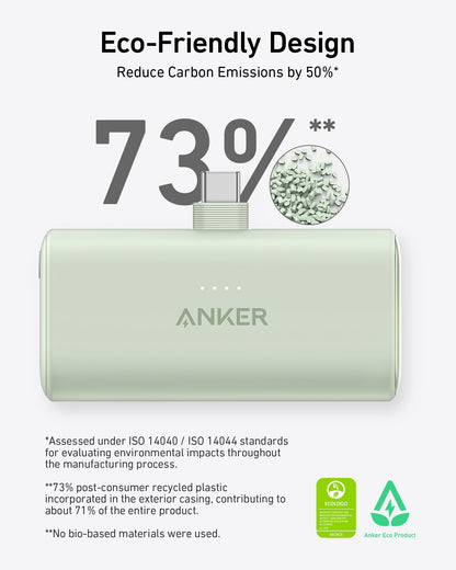 Anker Nano Power Bank (22.5W, Built-In USB-C Connector) Anker