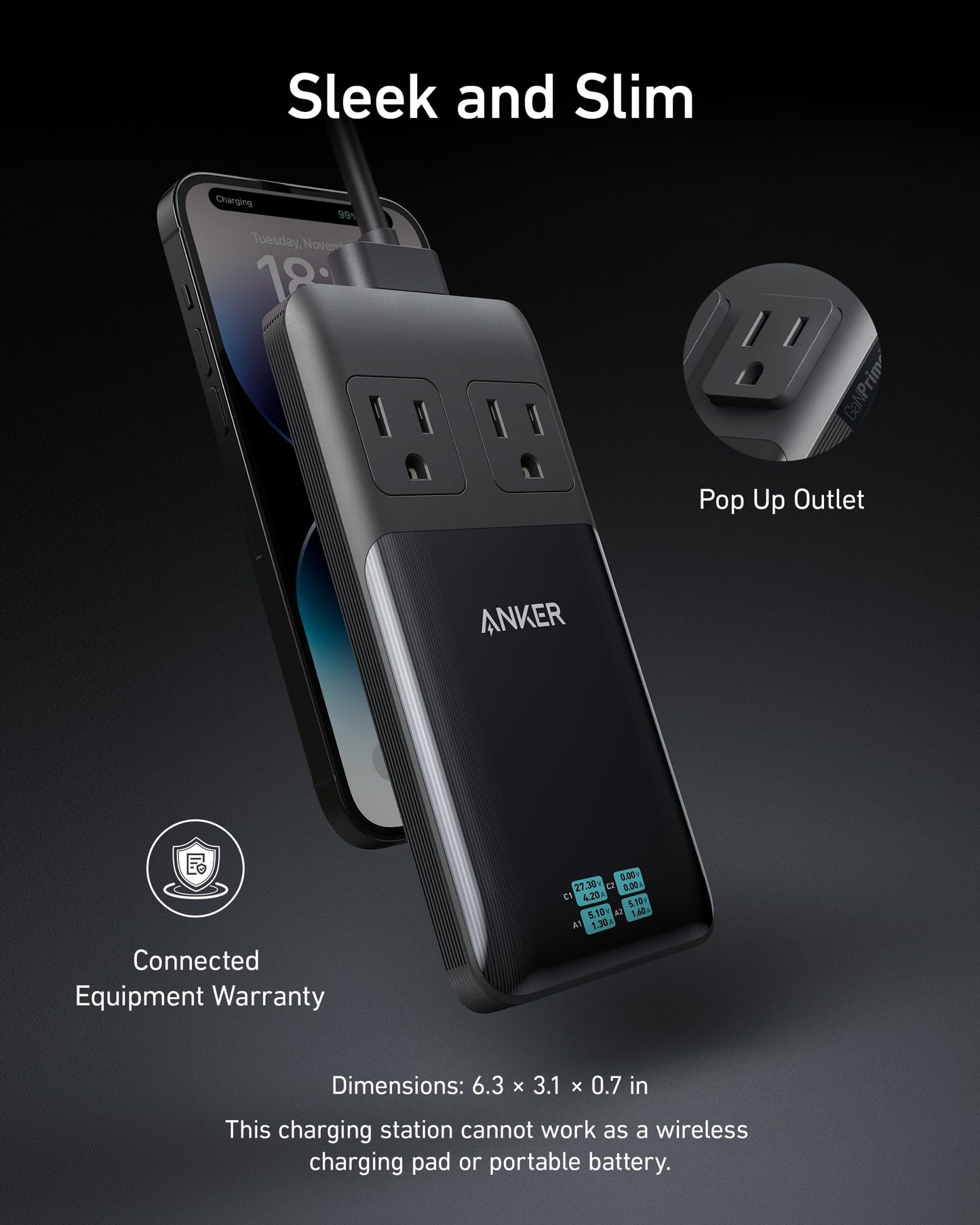Anker Prime 6-in-1 Charging Station (140W) Anker