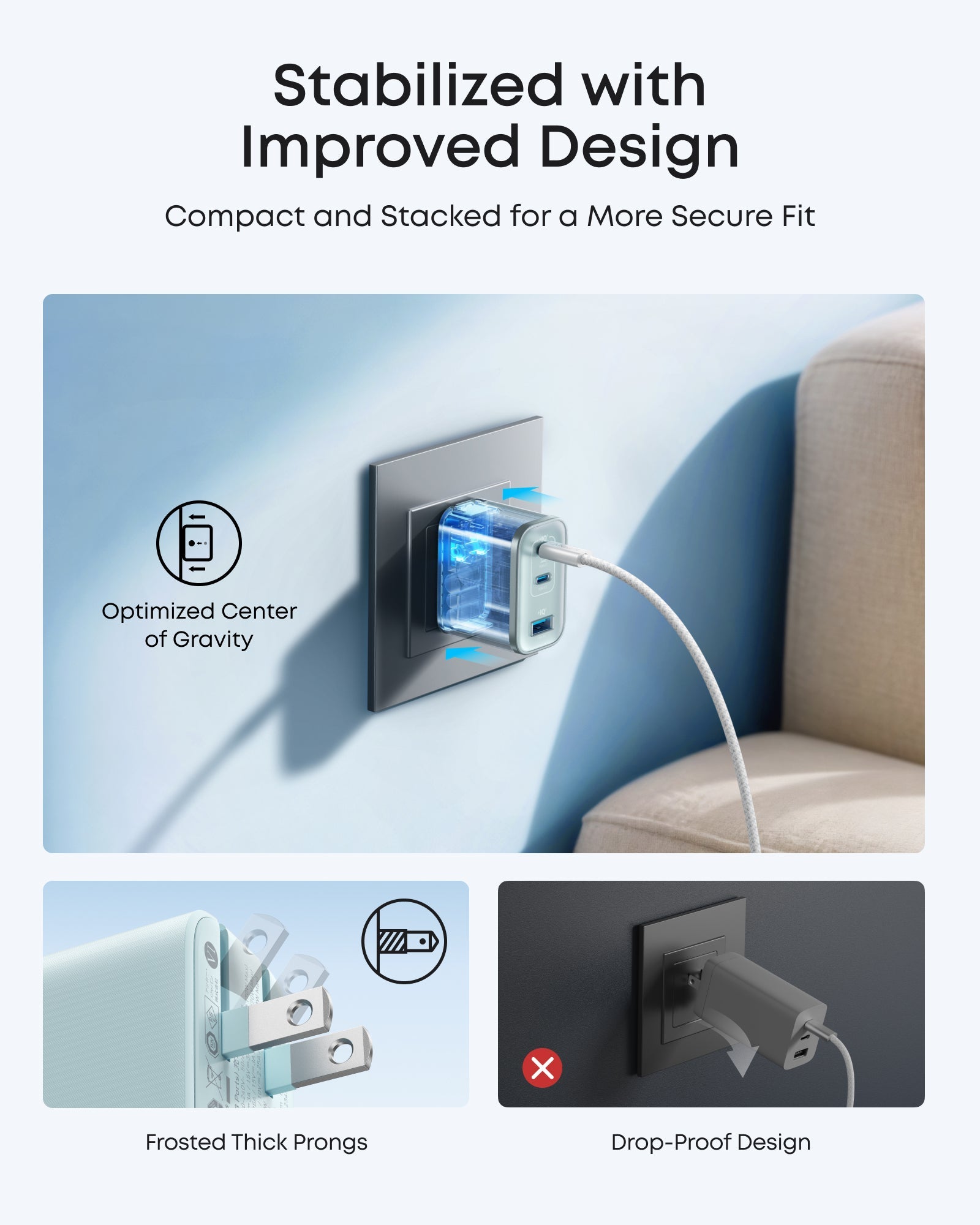 Anker Nano Charger (70W, 3 Ports) Anker