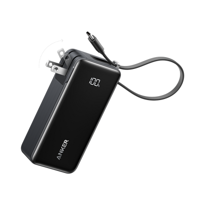 Anker Power Bank (10K, Fusion, Built-In Cable) Anker