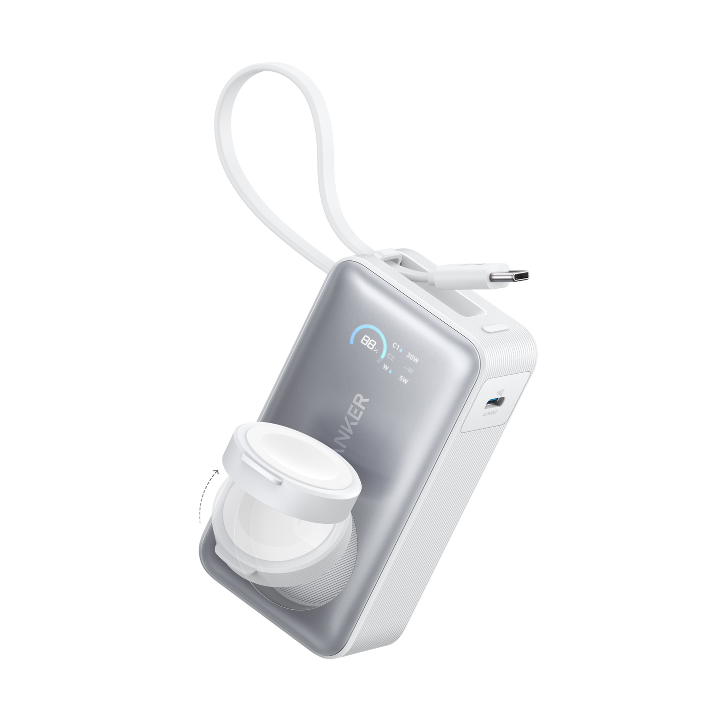 Anker MagGo Power Bank (10K, 35W, For Apple Watch) Anker