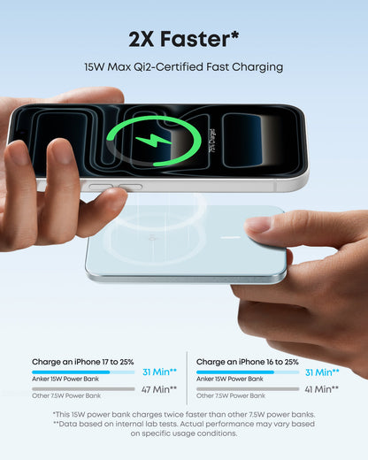 Anker Nano Power Bank (5K, MagGo, Slim) Anker