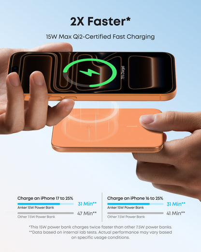 Anker Nano Power Bank (5K, MagGo, Slim) Anker