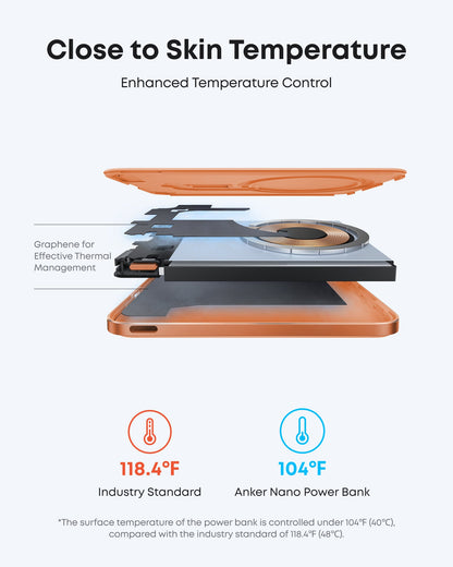 Anker Nano Power Bank (5K, MagGo, Slim) Anker