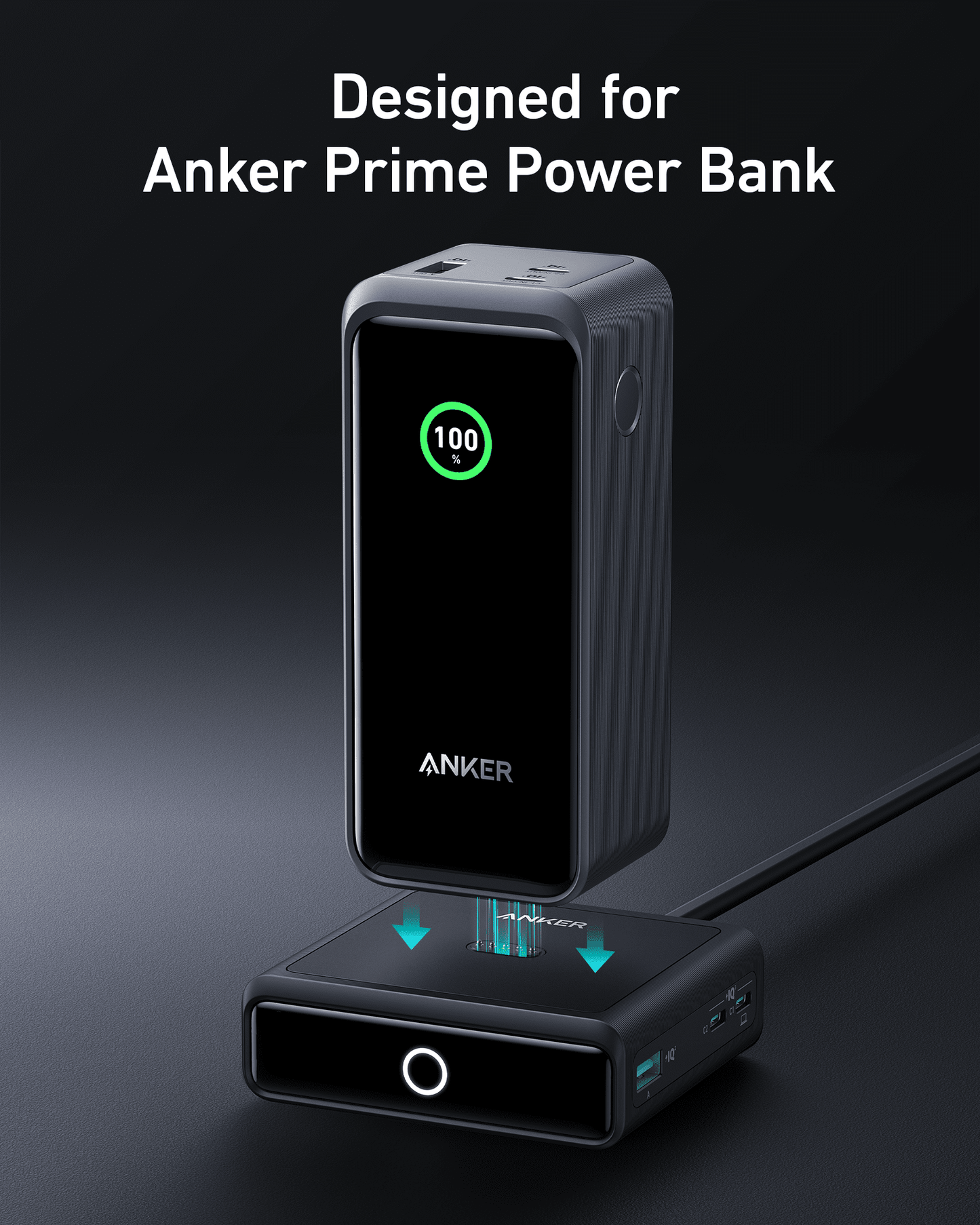Anker 100W Charging Base for Anker Prime Power Bank Anker