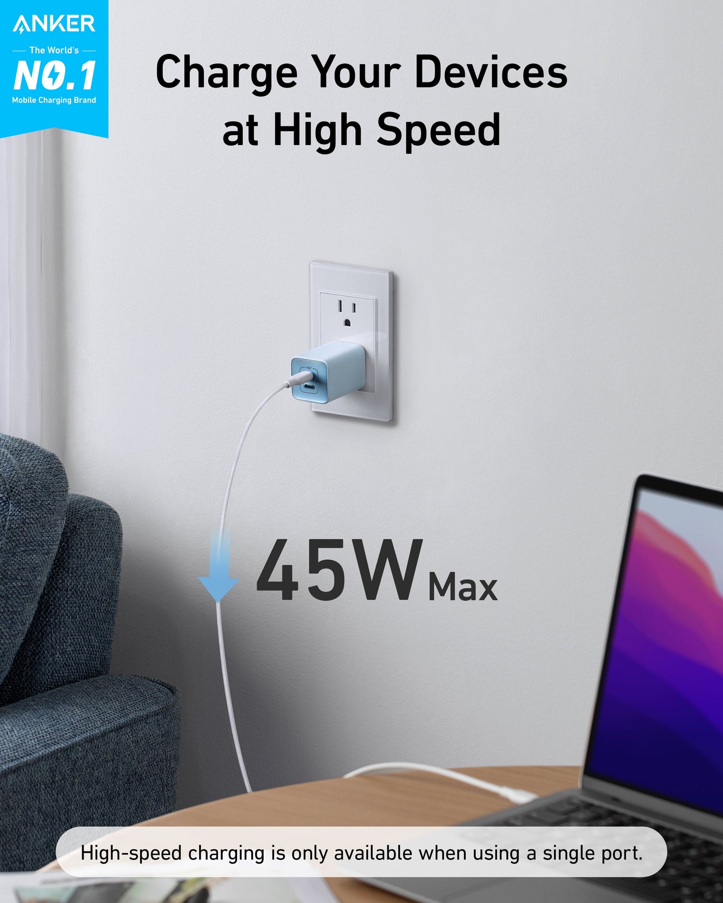 Anker <b>523</b> Charger (Nano 3, 47W) Anker