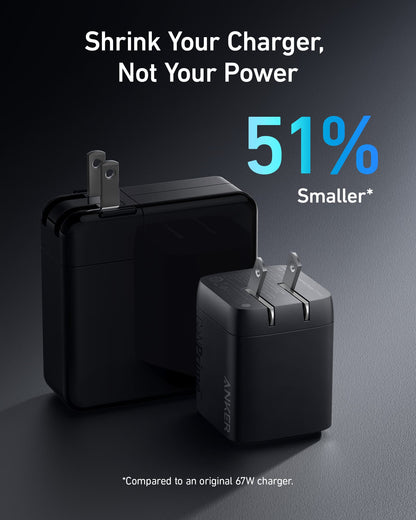 Anker Prime 67W GaN Wall Charger (3 Ports) Anker
