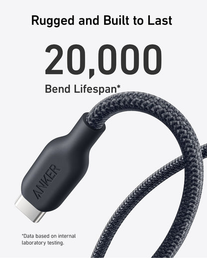Anker <b>543</b> USB-C to USB-C Cable (Bio-Braided) Anker