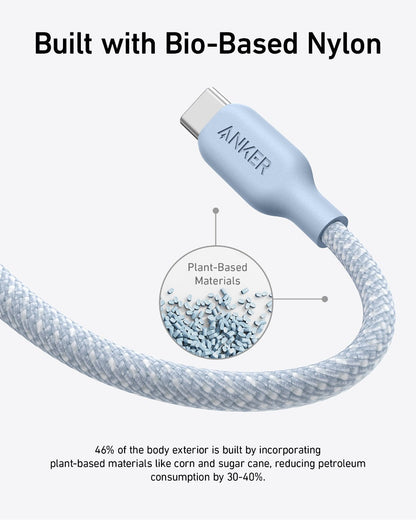 Anker <b>543</b> USB-C to USB-C Cable (Bio-Braided) Anker