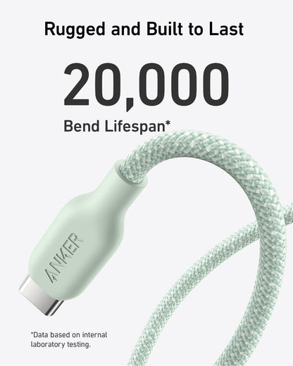 Anker <b>543</b> USB-C to USB-C Cable (Bio-Braided) Anker