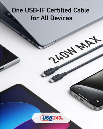 Anker <b>543</b> USB-C to USB-C Cable (Bio-Braided) Anker