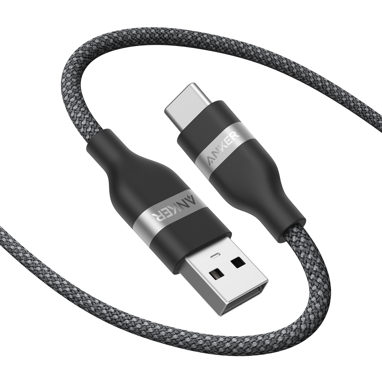 Anker USB-A to USB-C Cable (3 ft / 6 ft, Upcycled-Braided) Anker