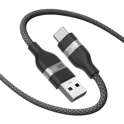 Anker USB-A to USB-C Cable (3 ft / 6 ft, Upcycled-Braided) Anker