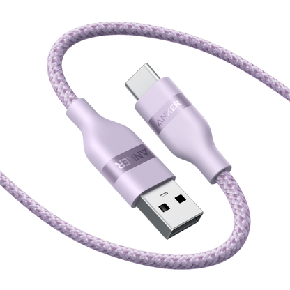 Anker USB-A to USB-C Cable (3 ft / 6 ft, Upcycled-Braided) Anker