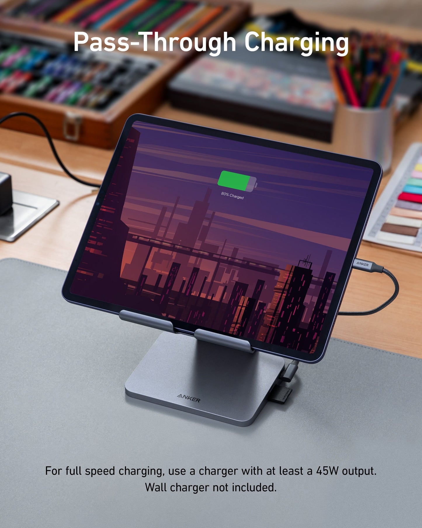 Anker 551 USB-C Hub (8-in-1, Tablet Stand) Anker
