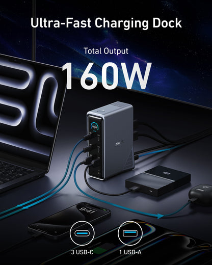 Anker Prime Charging Docking Station (14-in-1, Dual Display, 160W) Anker