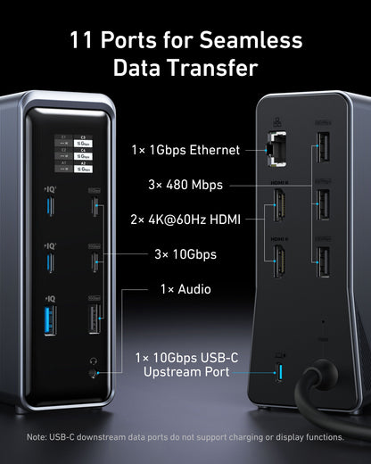 Anker Prime Charging Docking Station (14-in-1, Dual Display, 160W) Anker
