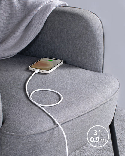Anker <b>641</b> USB-C to Lightning Cable (Flow, 3 ft Silicone) Anker