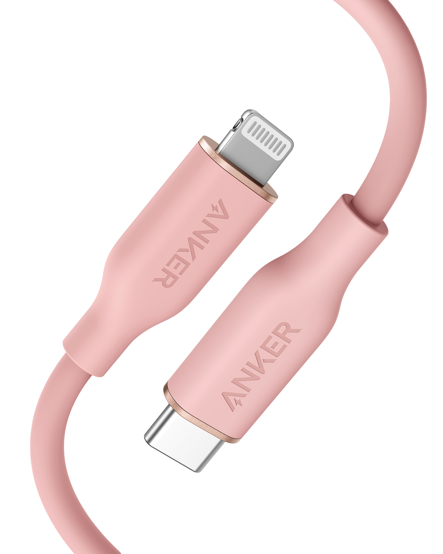 Anker <b>641</b> USB-C to Lightning Cable (Flow, 3 ft Silicone) Anker