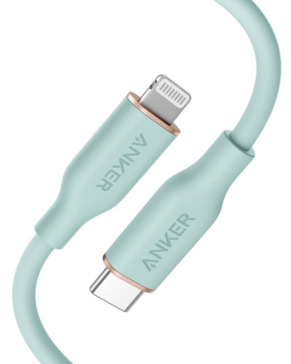 Anker <b>641</b> USB-C to Lightning Cable (Flow, 3 ft Silicone) Anker