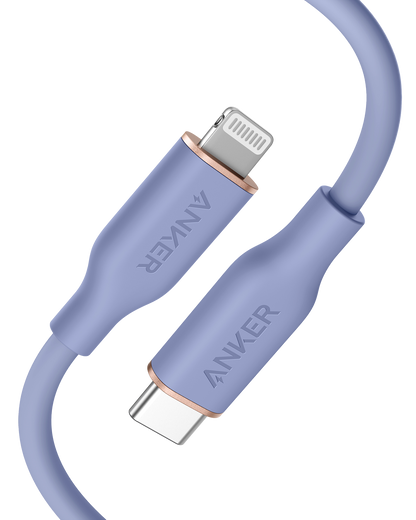 Anker <b>641</b> USB-C to Lightning Cable (Flow, 3 ft Silicone) Anker