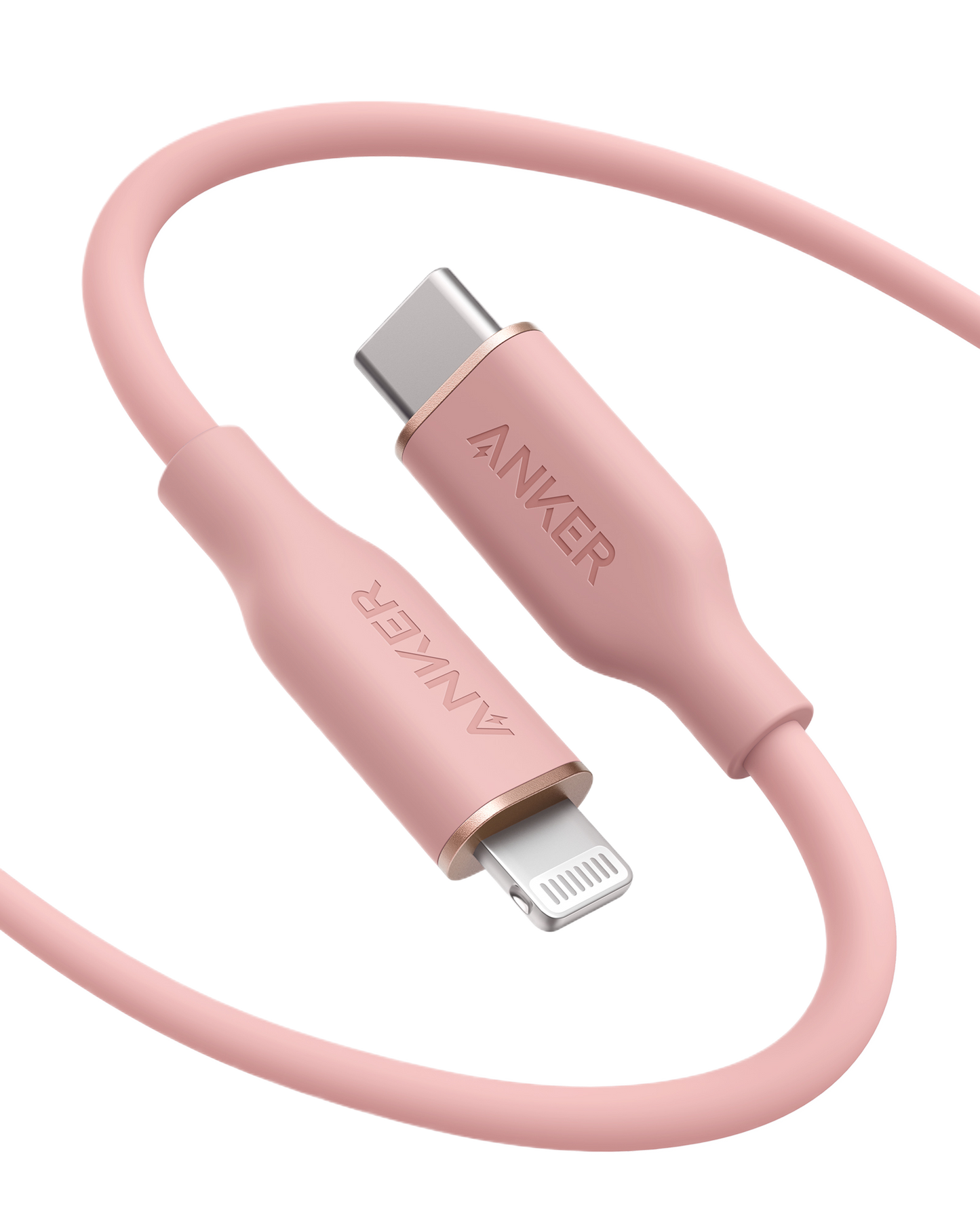 Anker <b>641</b> USB-C to Lightning Cable (Flow, 3 ft Silicone) Anker