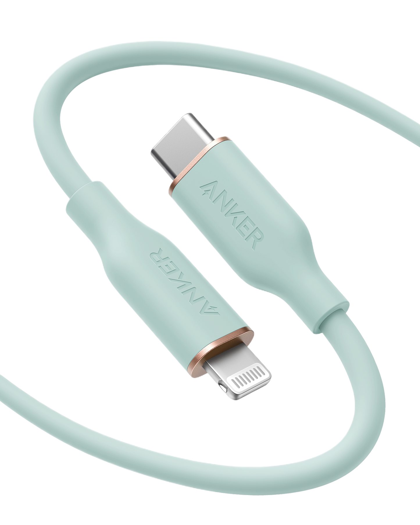 Anker <b>641</b> USB-C to Lightning Cable (Flow, 3 ft Silicone) Anker