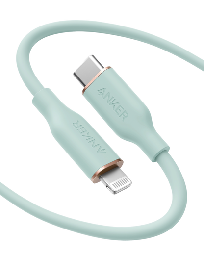 Anker <b>641</b> USB-C to Lightning Cable (Flow, 3 ft Silicone) Anker