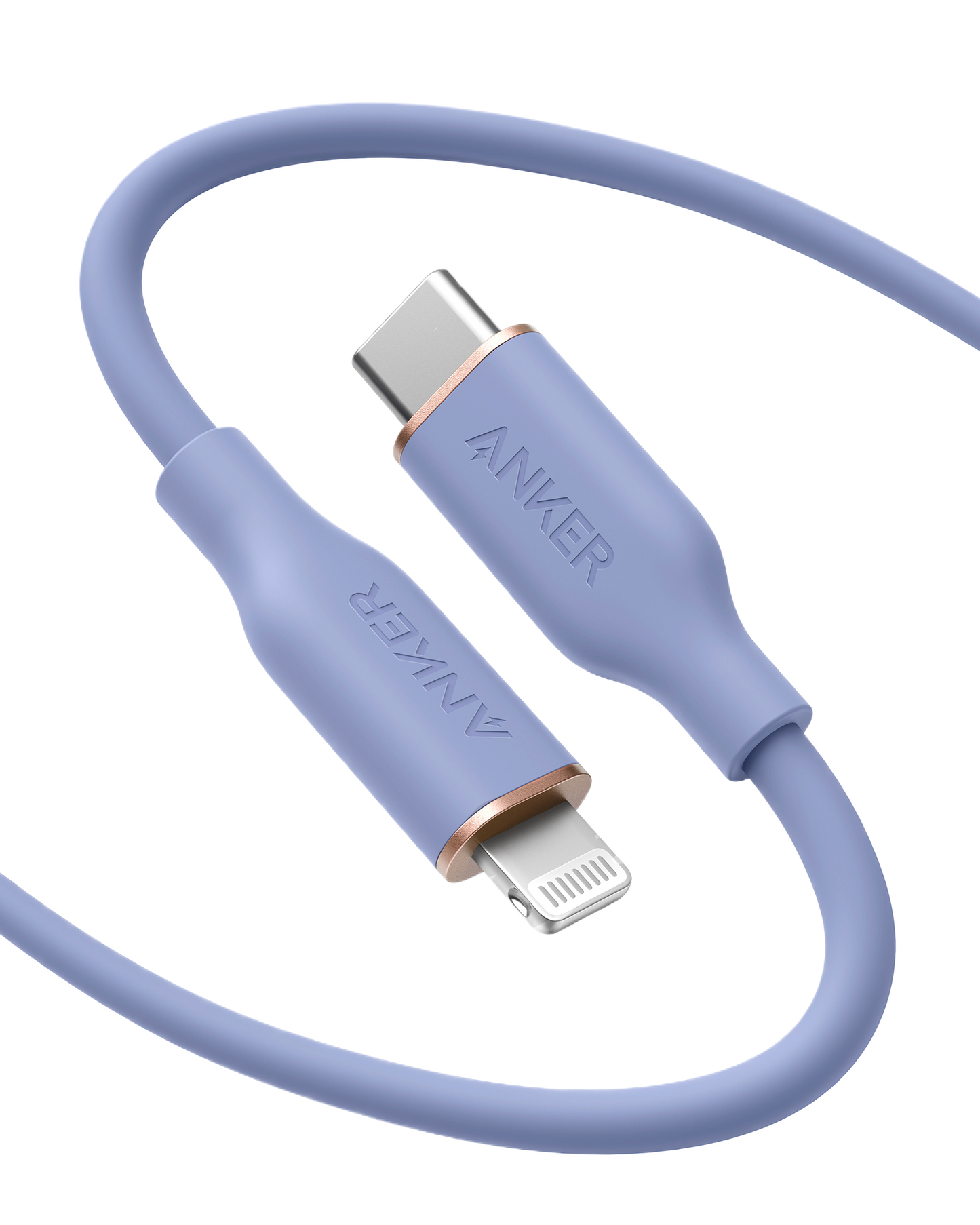 Anker <b>641</b> USB-C to Lightning Cable (Flow, 3 ft Silicone) Anker