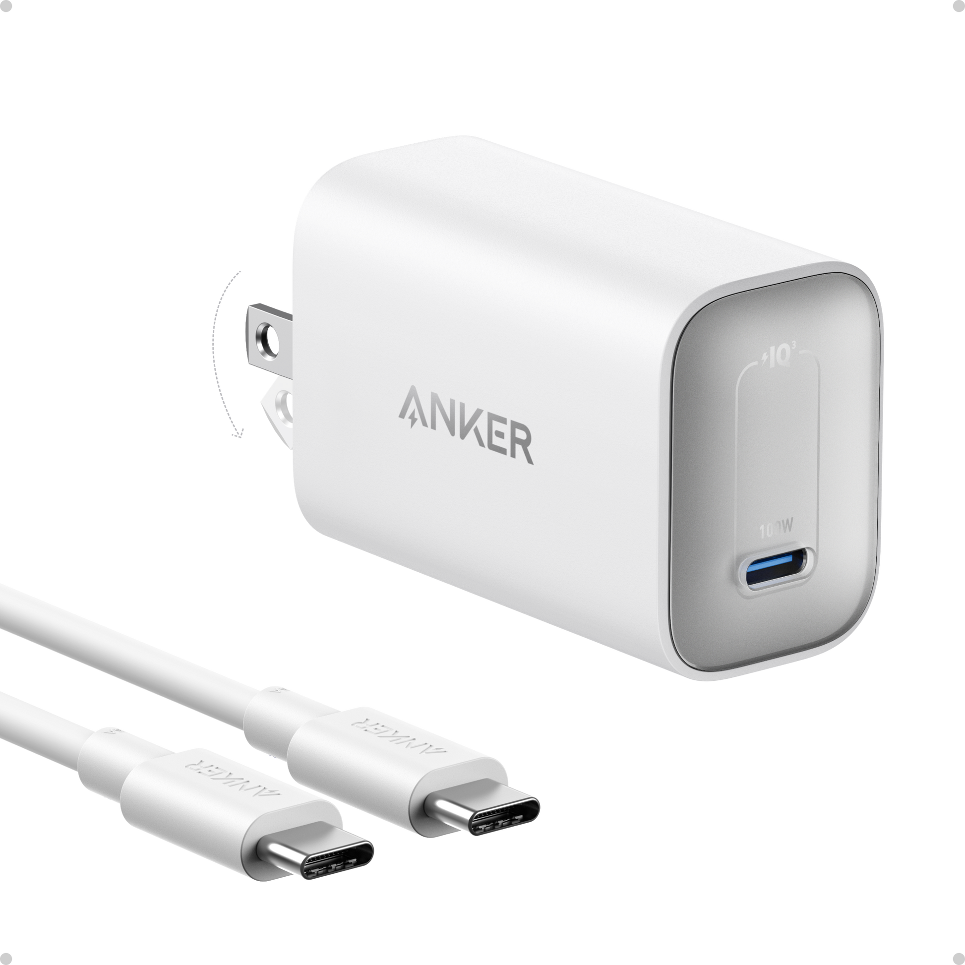 Anker Nano Charger (100W) with USB-C Cable Anker