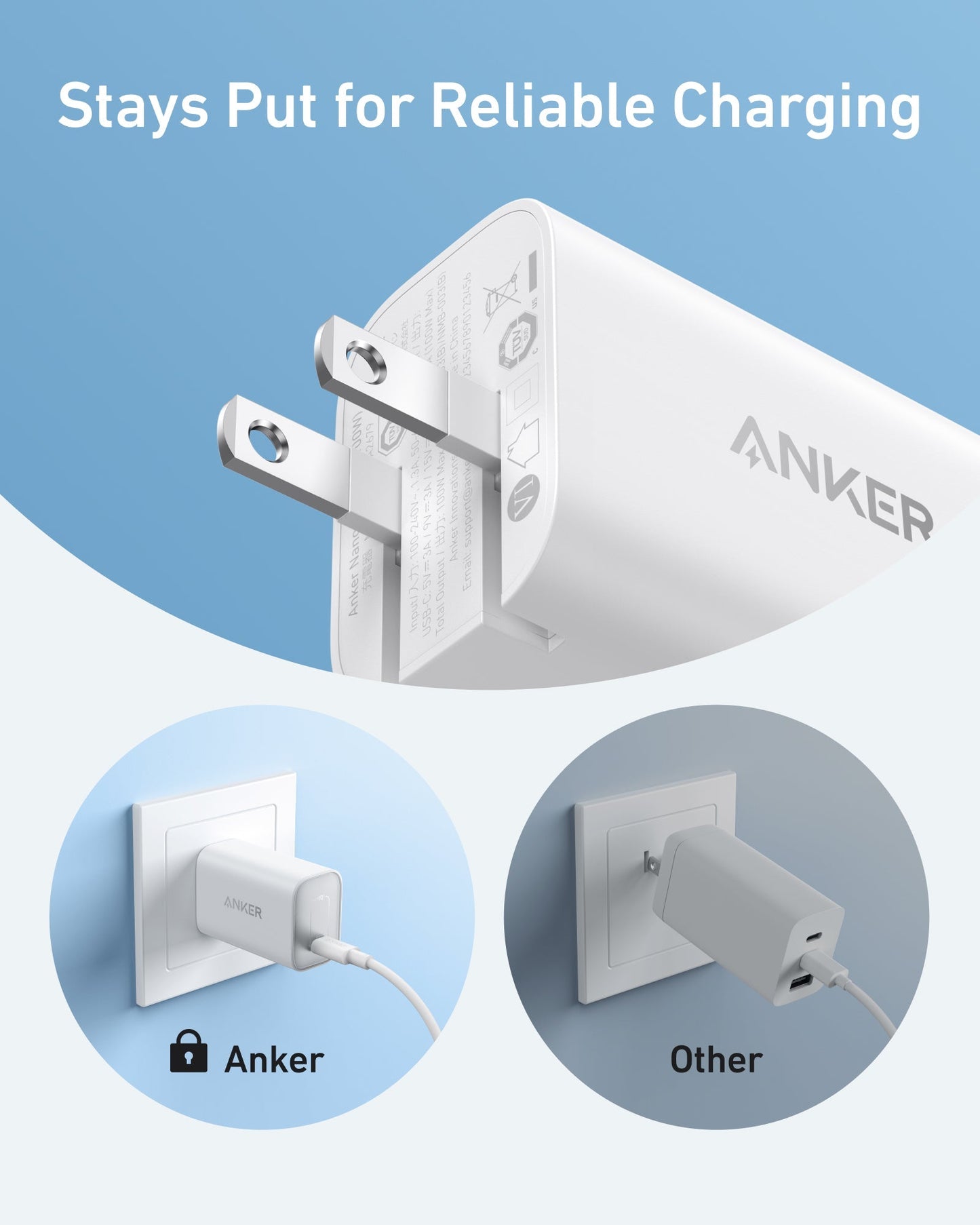 Anker Nano Charger (100W) with USB-C Cable Anker