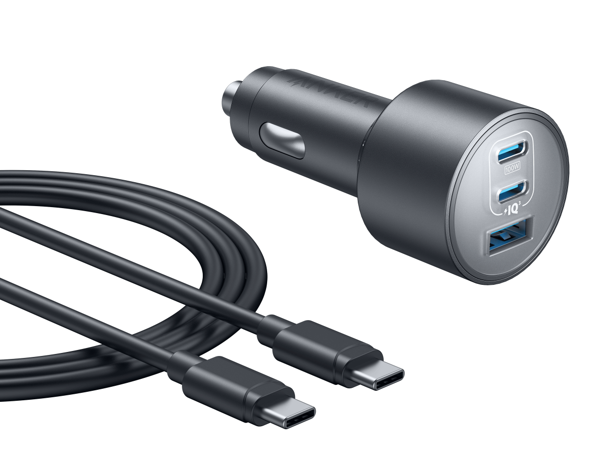 Anker Nano Car Charger (167.5W, 3 Ports) Anker